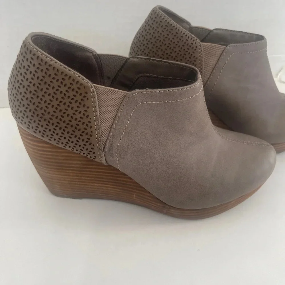 Dr. Scholl's Taupe Ankle Booties - Picture 3 of 8